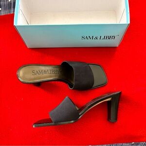Sam & Libby heeled slides